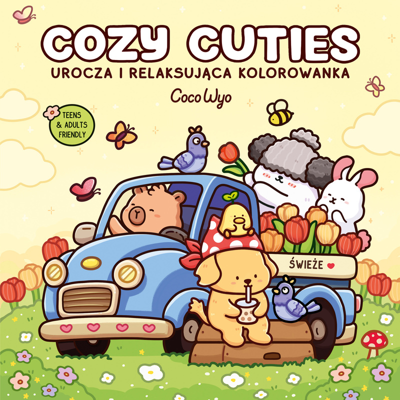 Cozy Cuties. Urocza i relaksująca kolorowanka, Coco Wyo