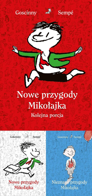 Nowe przygody Mikołajka. Kolejna porcja + Nowe przygody Mikołajka + Nieznane przygody Mikołajka, Sempe Goscinny