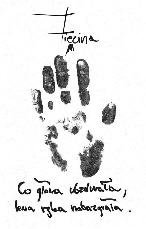 Co głowa ubzdurała, lewa ręka nabazgrała, Zięcina