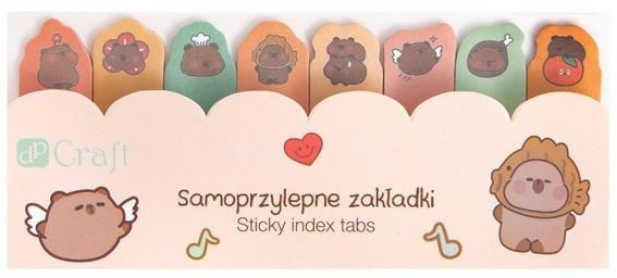 Samoprzylepne zakładki indeksujące Kapibara 8szt