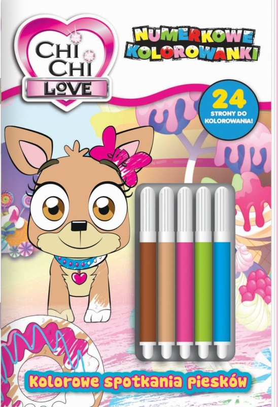 Chi Chi love. Numerkowe kolorowanki, praca zbiorowa