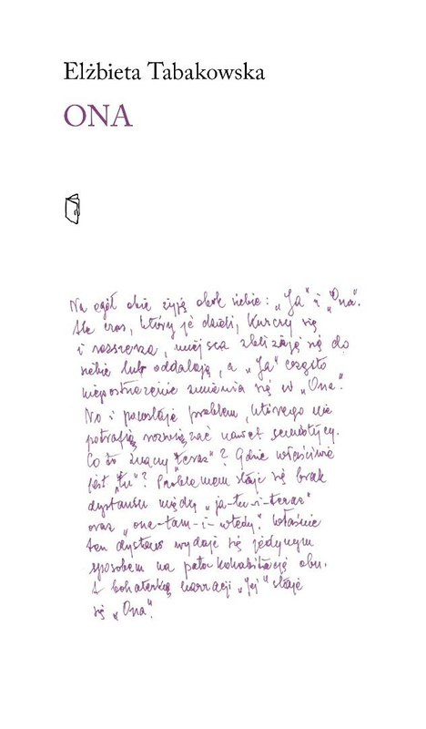 Ona, Elżbieta Tabakowska