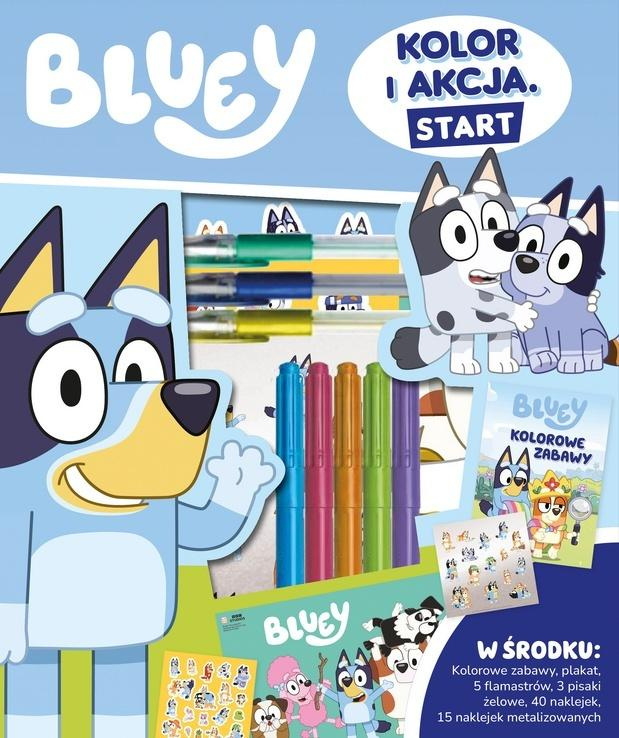 Bluey. Kolor i Akcja. Start, praca zbiorowa