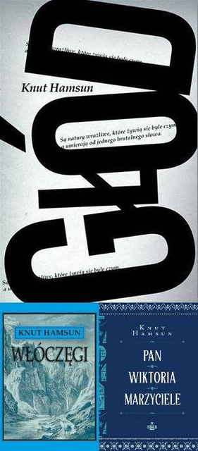 Głód PAKIET 3, Knut Hamsun