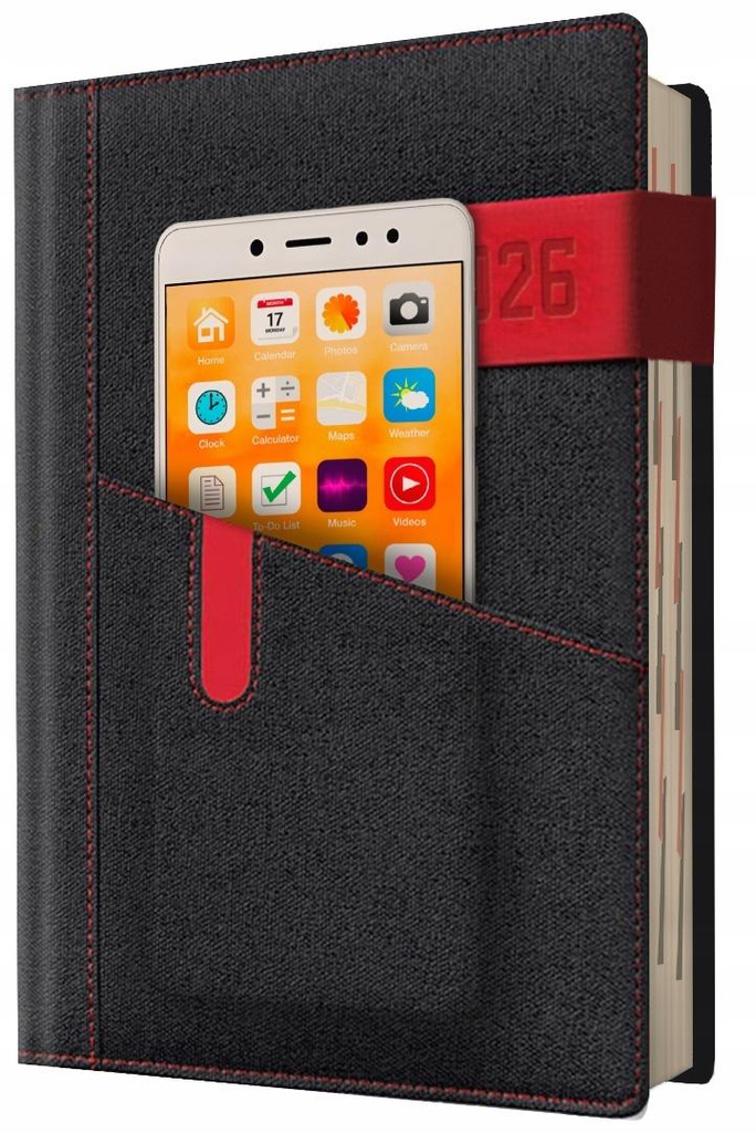 Kalendarz 2026 A5 dzienny kieszonka