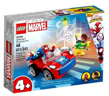 4+, LEGO(R) MARVEL 10789 Samochód Spider-Mana i Doc Ock