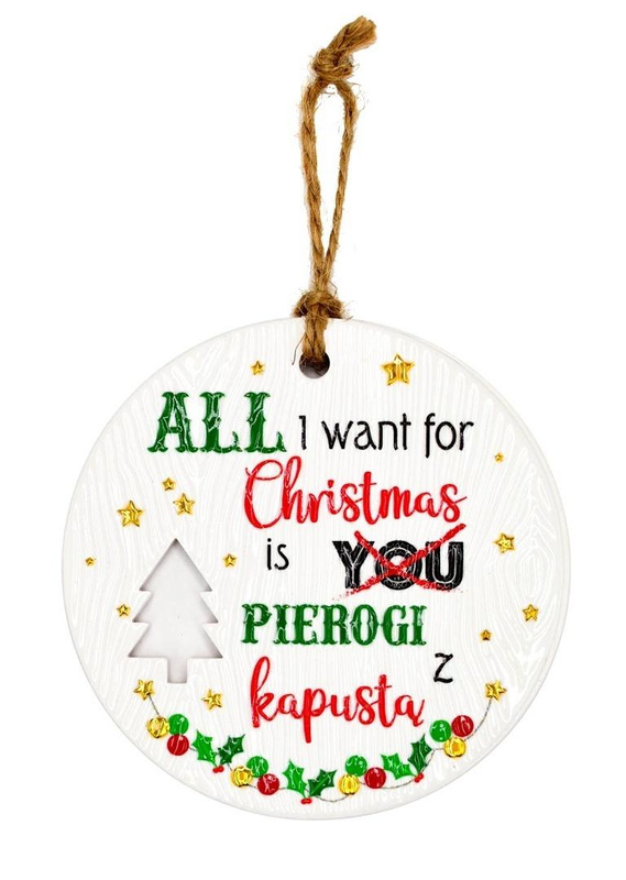 Zawieszka ceramiczna Boże Narodzenie