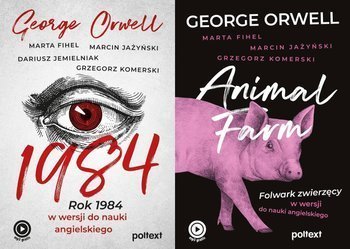 1984 + Animal Farm po angielsku, George Orwell