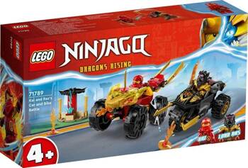 4+, LEGO(R) NINJAGO 71789 Bitwa samochodowo-motocyklowa.