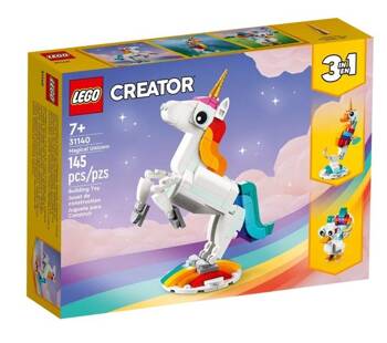 7+, LEGO(R) CREATOR 31140 Magiczny jednorożec