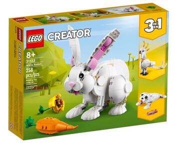 8+, LEGO(R) CREATOR 31133 Biały królik