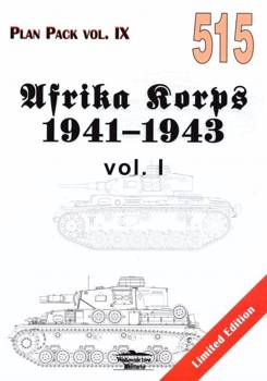 Afrika Korps 1941-1943 vol.I. Plan Pack vol.IX 515 - Grzegorz jackowski