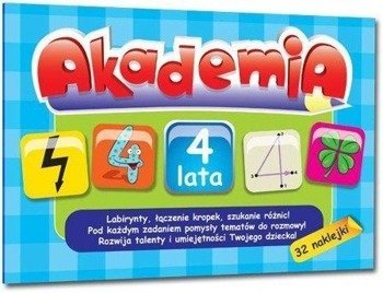 Akademia - 4 lata + 32 naklejki Greg - Ewa Sajek