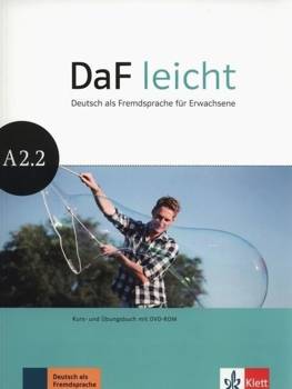 DaF leicht A2.2 KB+UB + DVD LEKTORKLETT - praca zbiorowa