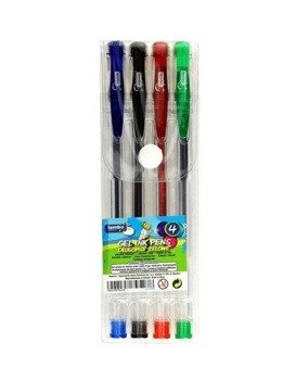 Długopisy żelowe 4 kolory LAMBO