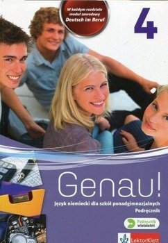 Genau! 4 Podręcznik wieloletni + CD LEKTORKLETT - Carla Tkadleckova