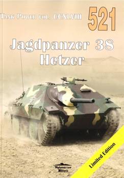 Jagdpanzer 38 Hetzer. Tank Power vol. CCXLVIII 521 - praca zbiorowa