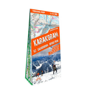 Karakorum (Karakoram) laminowana mapa trekkingowa 1:175 000, Opracowanie zbiorowe