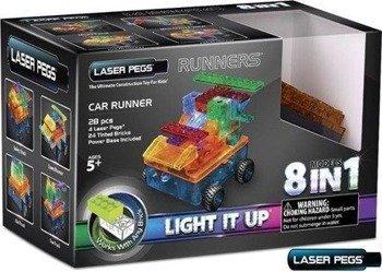 Klocki laser pegs 8 w 1 Car runner