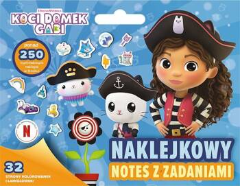 Ks08441 Koci Domek Gabi. Naklejkowy notes z zadaniami / Universal Gabby's Dollhouse, Opracowanie zbiorowe