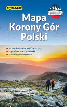 Mapa Korony Gór Polski laminat