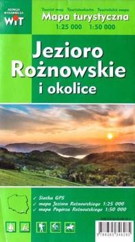 Mapa tur. - Jezioro Rożnowskie i okolice 1:25 000 - praca zbiorowa
