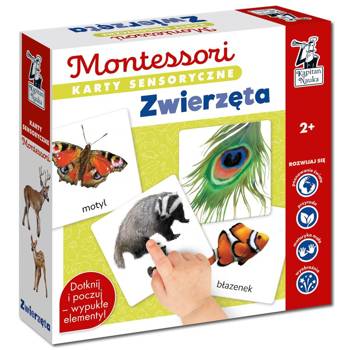 Montessori. Karty sensoryczne. Zwierzęta 2+