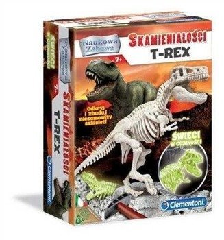 Naukowa zabawa. Skamieniałości. T-Rex fluoresc - Naukowa zabawa