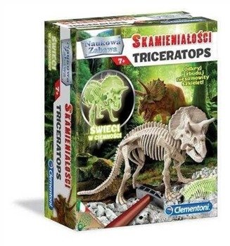 Naukowa zabawa. Skamieniałości Triceratops fluores - Naukowa zabawa