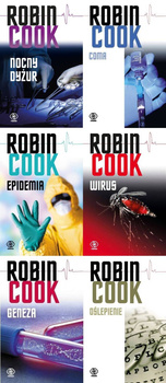 Nocny dyżur + Wirus + Geneza + Epidemia + Coma + Oślepienie  PAKIET 6, Robin Cook
