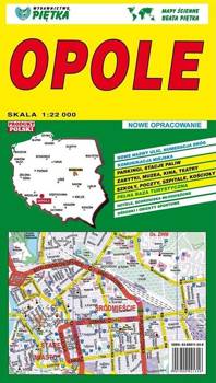 Opole 1:22 000 plan miasta PIĘTKA