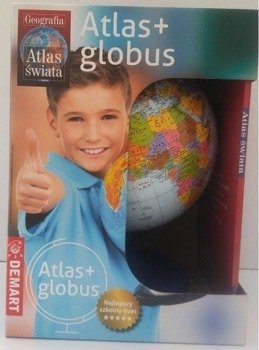 Pakiet: Szkolny atlas geograficzny + globus w.2020 - praca zbiorowa