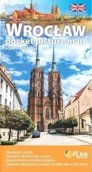 Plan kieszonkowy rys.-Wrocław w.angielska 1:16 500 - praca zbiorowa