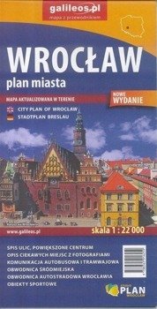 Plan miasta - Wrocław 1:22 000 - praca zbiorowa