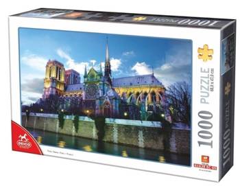 Puzzle 1000 Francja, Paryż - Katedra Notre Dame