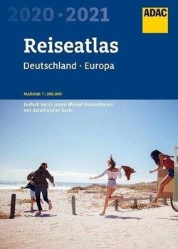 ReiseAtlas ADAC. Deutschland, Europa 2020/2021 - praca zbiorowa