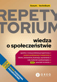 Repetytorium - liceum/technikum - wiedza o społeczeństwie - 2024-2026