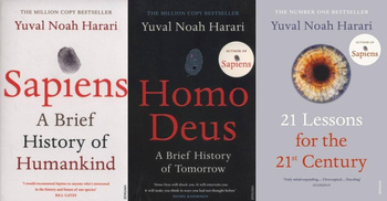 Sapiens+Homo Deus+21 Lessons, Yuval Noah Harari