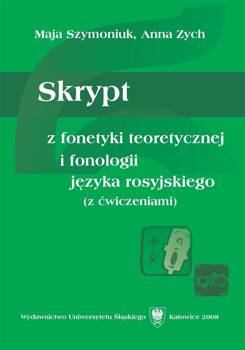 Skrypt z fonetyki teoretycznej i fonologii j. ros., Maja Szymoniuk