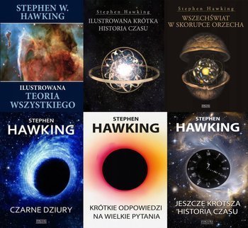 Stephen Hawking PAKIET 6 twarda oprawa 