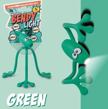 Super Bendy Lampka do książki - zielona