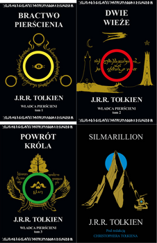 Władca Pierścieni. Tom 1-3 + Silmarillon, opr. MK, Tolkien