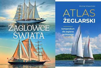 Żaglowce świata + Atlas żeglarski PAKIET 2