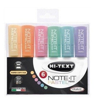 Zakreślacz pastelowy Note-It 6 kol HI-TEXT